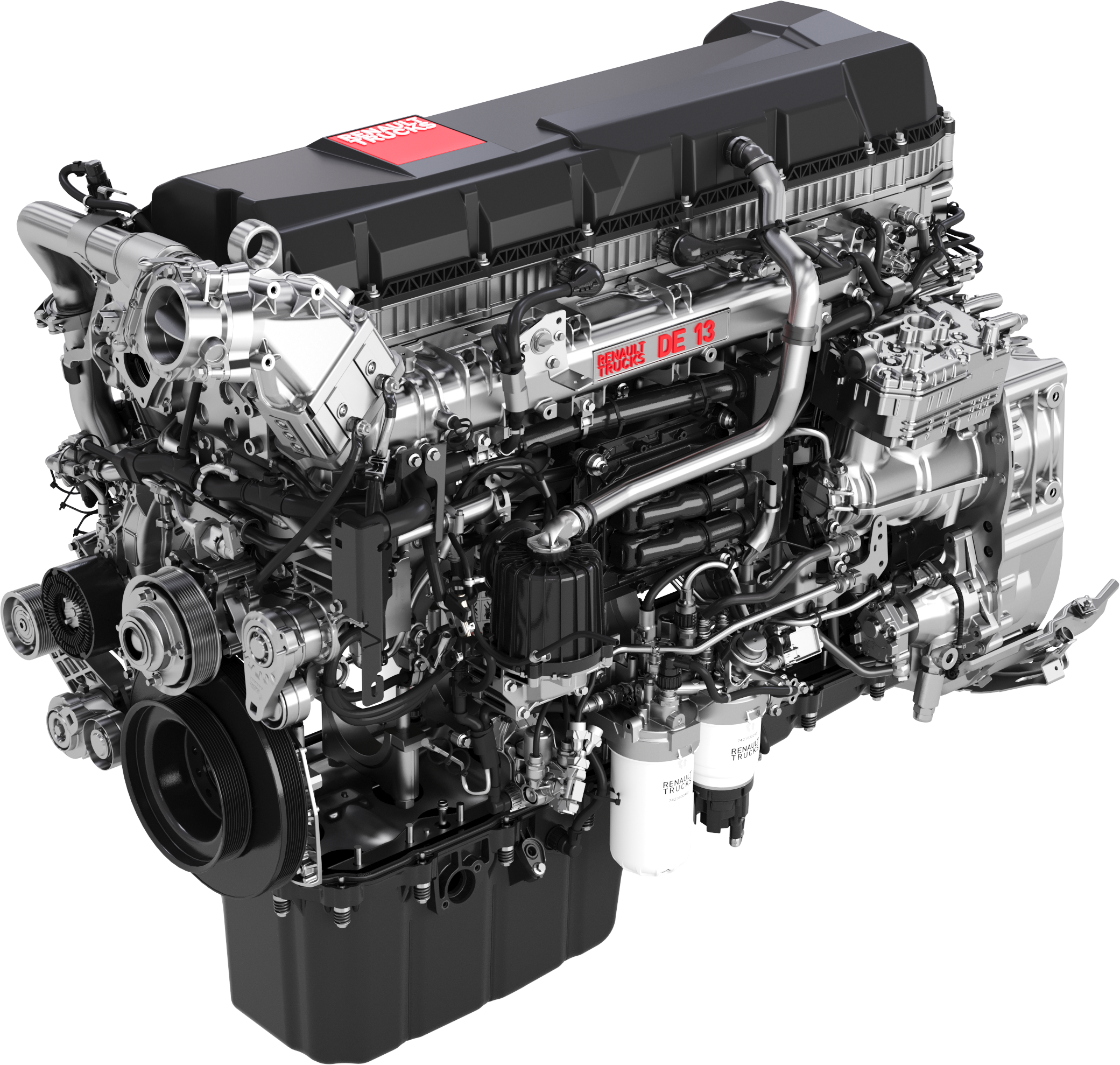 Um eine optimale Performance zu gewährleisten, können die Renault Trucks T, T High und C mit dem optionalen DE13-TC-Motor ausgestattet werden.