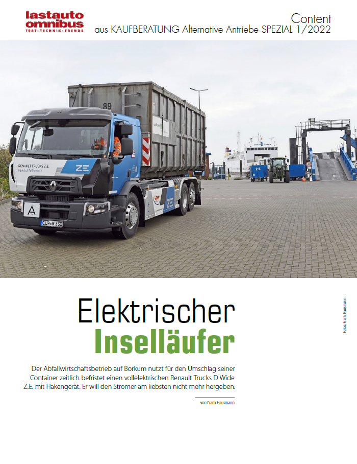 Renault Trucks D Wide ZE Sonderdruck 