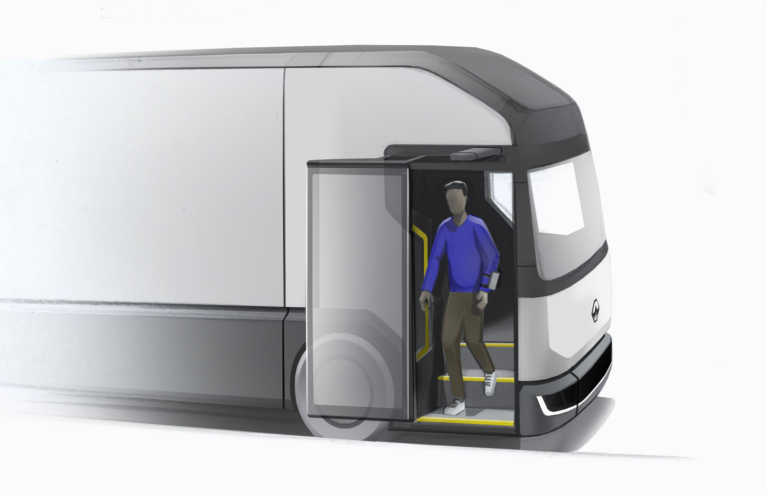 Einstieg des Projekt-E-Lkw von Geodis und Renault Trucks