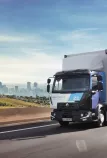 Elektrischer Renault Trucks D Z.E. auf der Straße