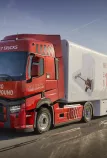 Renault Trucks T mit neuer Motorgeneration auf der Straße.