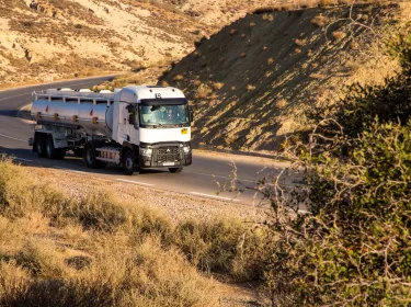 Tanker transporting oil Renault Trucks in Algeria
