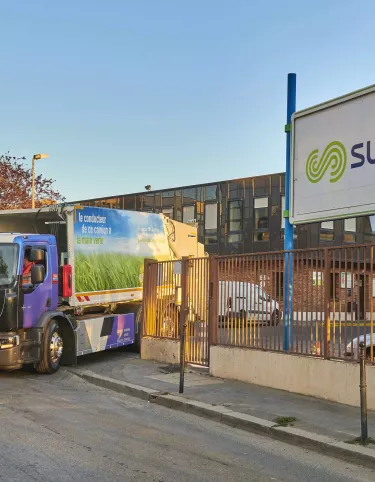 Suez elektrischer Abfallsammel-Lkw