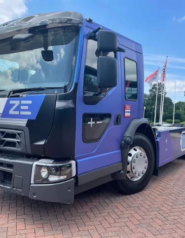 E-Lkw mit Low Entry Cab